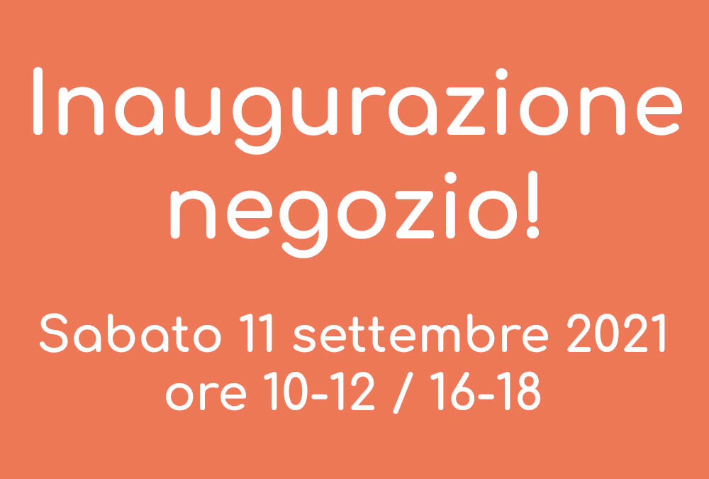 Inaugurazione negozio!